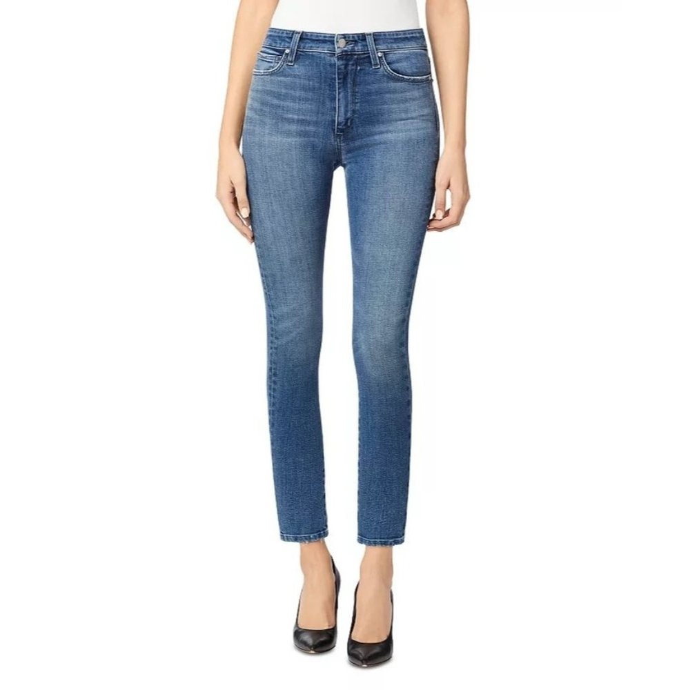 JOE'S JEANS The Lara Mid Rise Cigarette Ankle Jeans In Andover - Size 27 - Picture 1 of 4